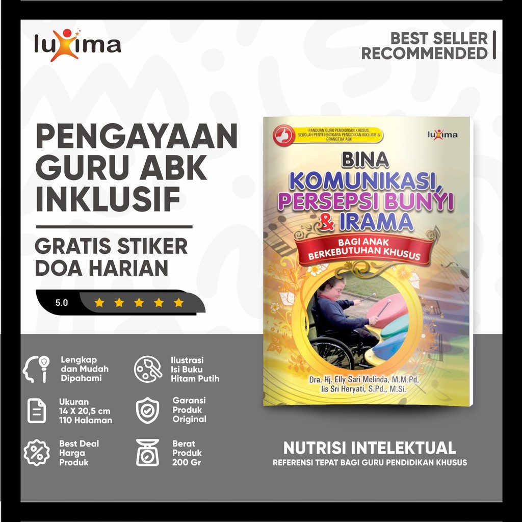 Jual Buku Anak Berkebutuhan Khusus - Bina Komunikasi, Persepsi Bunyi ...