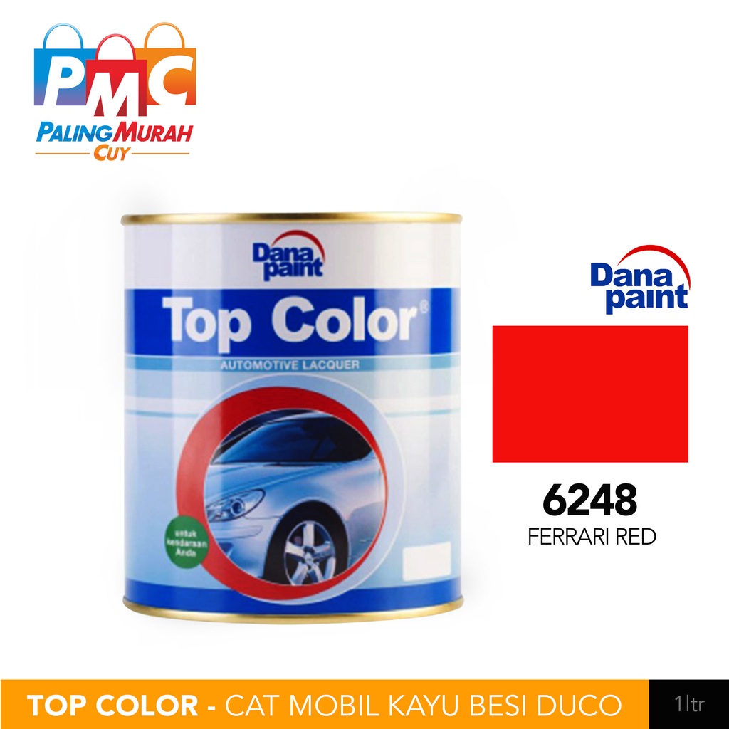 Jual TOP COLOR 6248 Ferrari Red - Cat Mobil Kayu Besi Duco - ECER ...