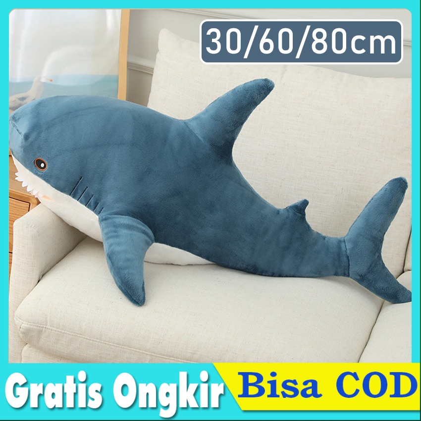 Jual 80cm Ikea Hiu Mainan Mewah 3d Hiu Boneka Mainan Bantal Pillow