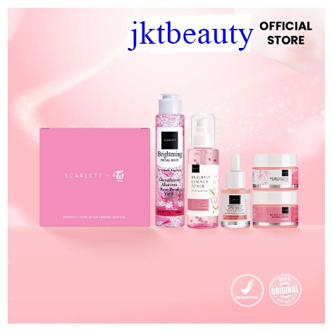 Jual SCARLETT Whitening Brightly Ever After Package Limited Edition ...