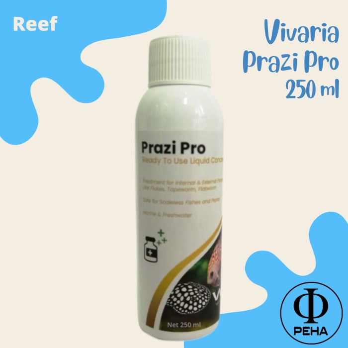 Jual Vivaria Prazi Pro Liquid Praziquantel USP32 250ml Obat Ikan ...