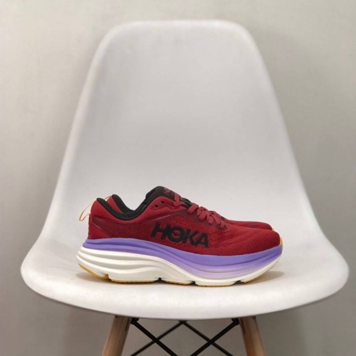 Jual Hoka Bondi 8 Woman "Cherries Jubilee/Pink Yarrow Mesh" Shopee