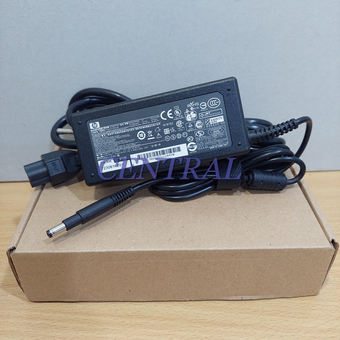 Vhbw Alimentatore 65W Per HP Envy 4 – Caricatore Notebook Con Spina Europea, 19.5V 3.33A, Cavo 200cm, Nero