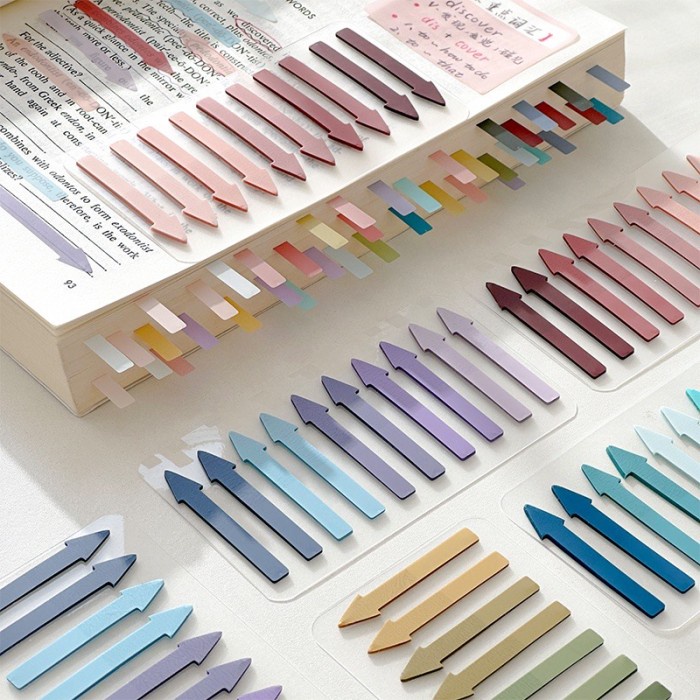 Jual Sticky Notes Index Pembatas Buku Transparan Isi 200 Lembar Anti ...