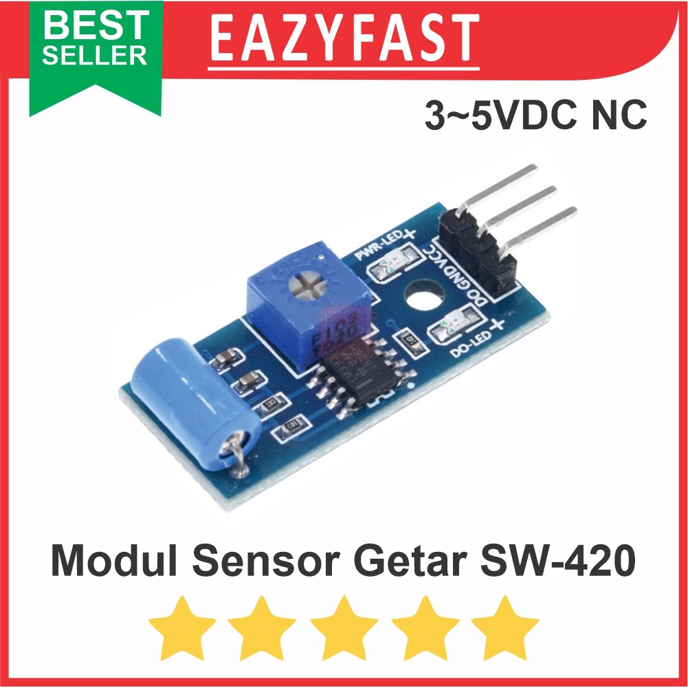Jual SW-420 Vibration Sensor NC SW420 Modul Sensor Getar Arduino ...