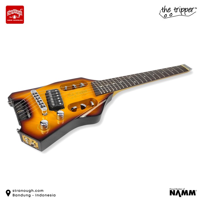 Jual The Tripper Guitar - Airway Series - Sunburst with Gold Hardware ...