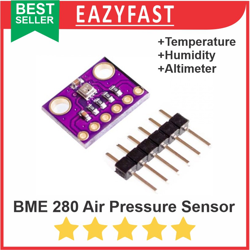 Jual GY-BME280 BME 280 Pressure Humidity Temperature Sensor Not BMP280 ...