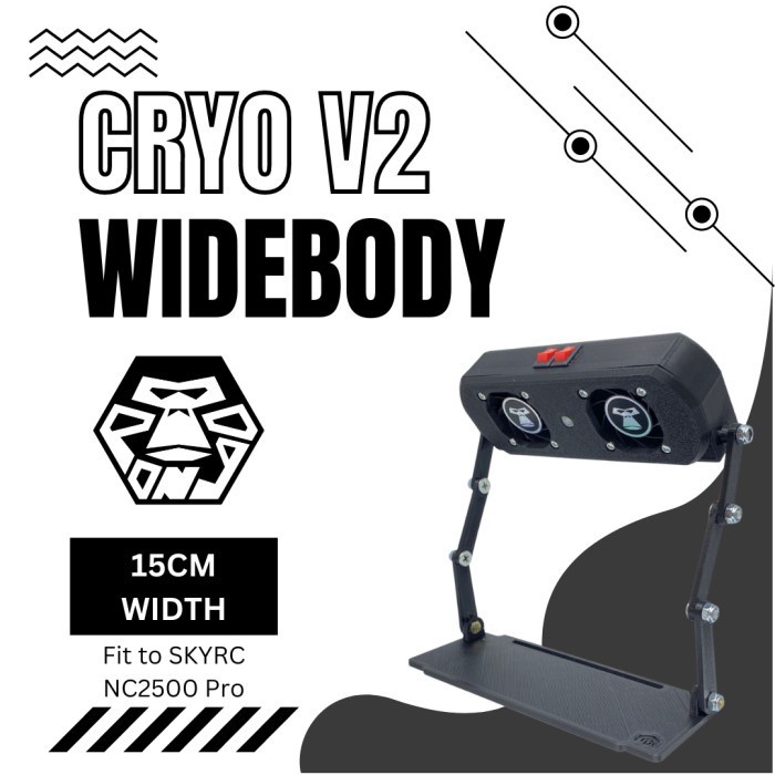 Jual Tamiya Widebody Charger Fan Cryo V2 by Pongo Shopee Indonesia