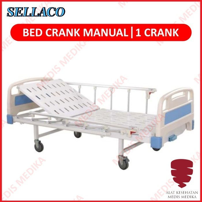 Jual Sella Bed 1 Crank Manual KY105S Ranjang Tempat Tidur Pasien ...