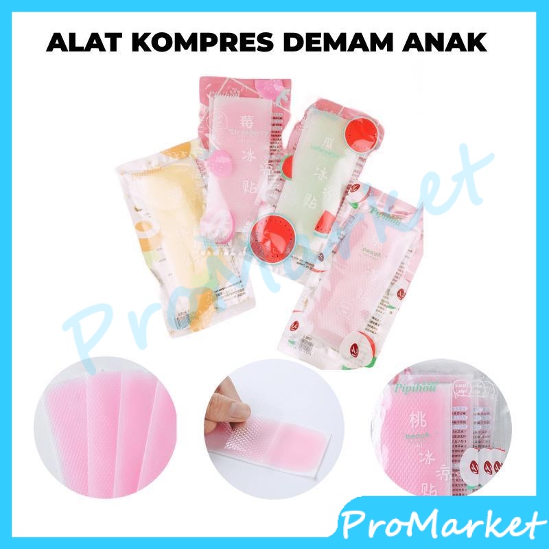 Jual PRO Gel Kompres Demam / Cooling Patch Demam / Plester Kompres ...