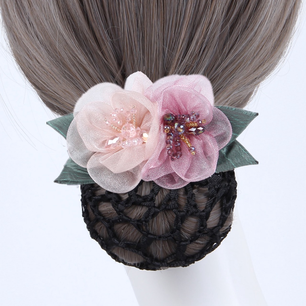 Jual NEW Jepit Rambut Hairnet Bunga Sanggul Wanita Elegan High Qualtiy ...