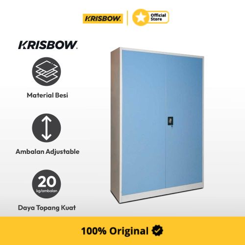 Jual Krisbow File Cabinet Lemari Kantor 2 Pintu 115X39X180 cm | Shopee ...