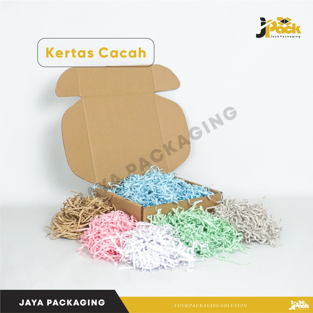 Jual Kertas Cacah/Kertas Serut/kawul/Isi Gift/Box Filler/Kertas ...