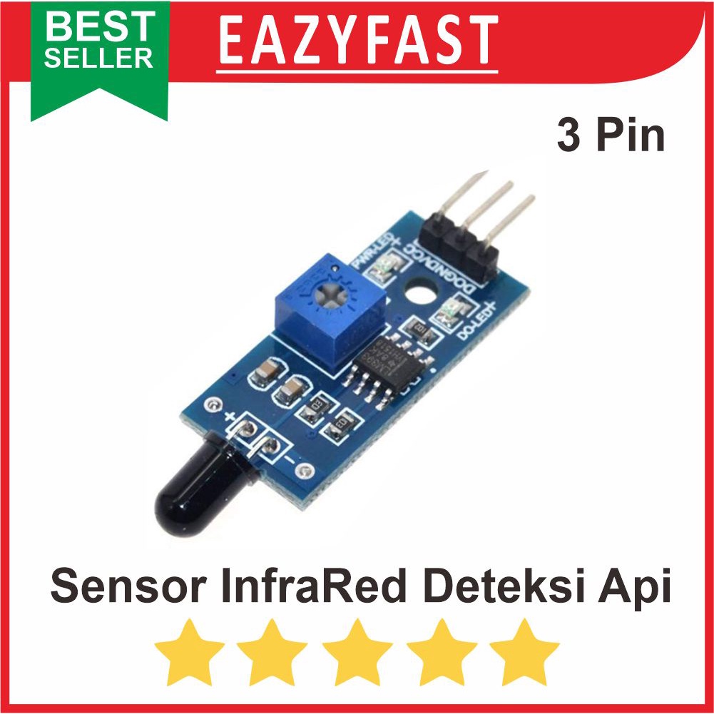 Jual Modul Module Sensor Kebakaran Flame Infrared Arduino | Shopee ...