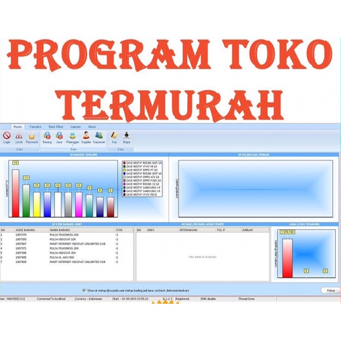 Jual [GRATIS ONGKIR] PROGRAM SOFTWARE APLIKASI KASIR / PEMBUKUAN TOKO ...