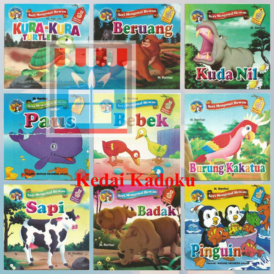 Jual Buku Cerita Dongeng Seri Mengenal Hewan Bergambar Berwarna 2 ...