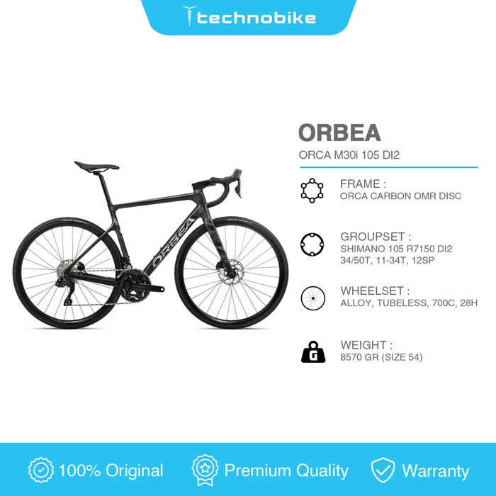 Jual Sepeda Roadbike Orbea Orca M30I Disc Brake Shimano 105 DI2