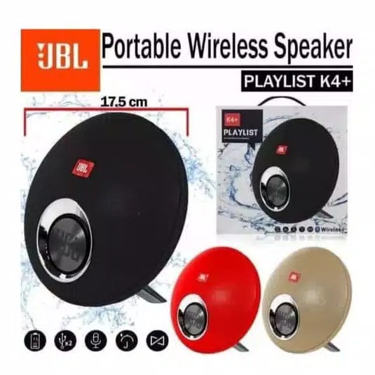 Jual Speaker Bluetooth JBL K4+ PLAYLIST / BERLININDONESIA Shopee Indonesia