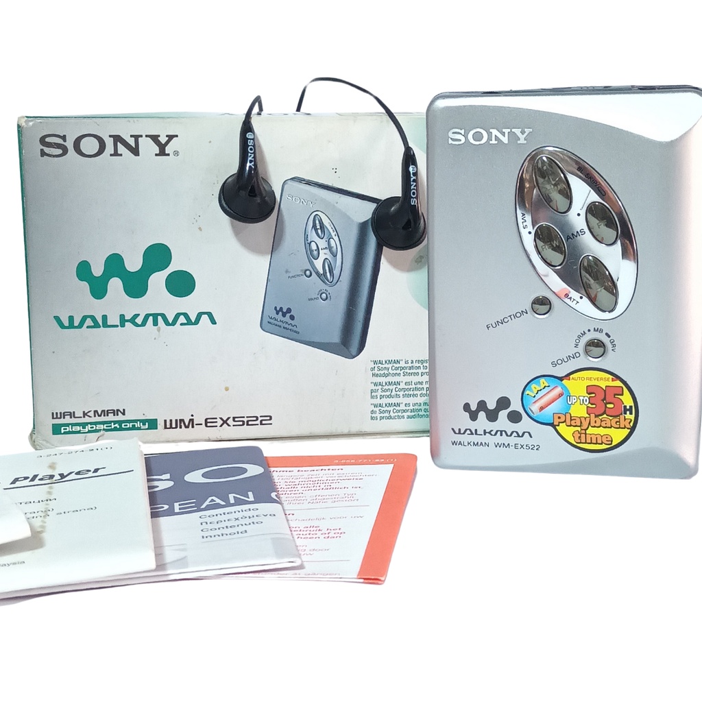 Sony Walkman WM-EX522 – Lecteur Cassette Mega Bass Avec Télécommande (occasion, Fonctionne)