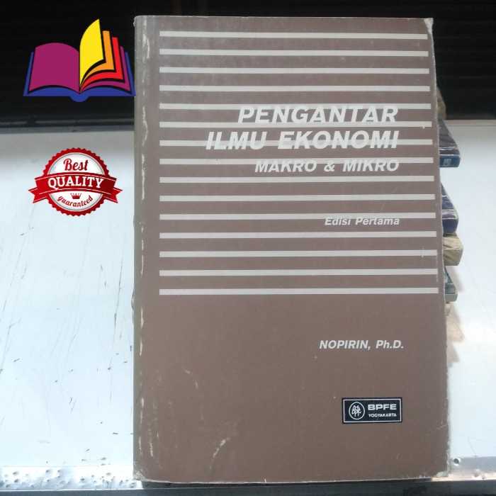 Jual Buku Pengantar Ilmu Ekonomi : Makro & Mikro - Nopirin ( Original ...