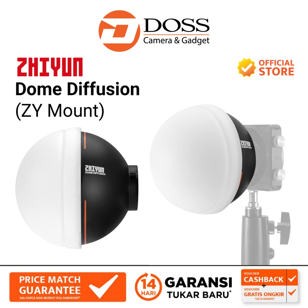 Jual Zhiyun Dome Diffusion ZY Mount for G60 X100 | Shopee Indonesia