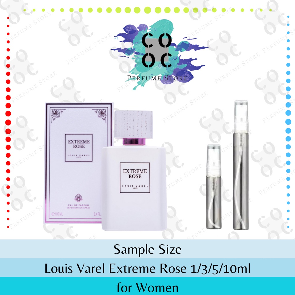 Jual Decant Parfum Louis Varel Extreme Rose EDP for Unisex | Shopee ...