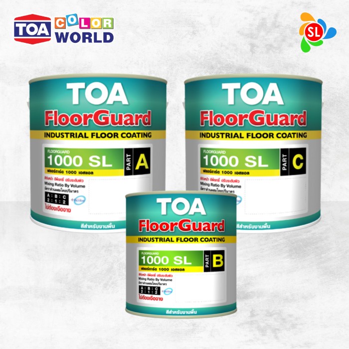 Jual Cat Epoxy Lantai / Floor Coating TOA FloorGuard 1000 kemasan 3 ...