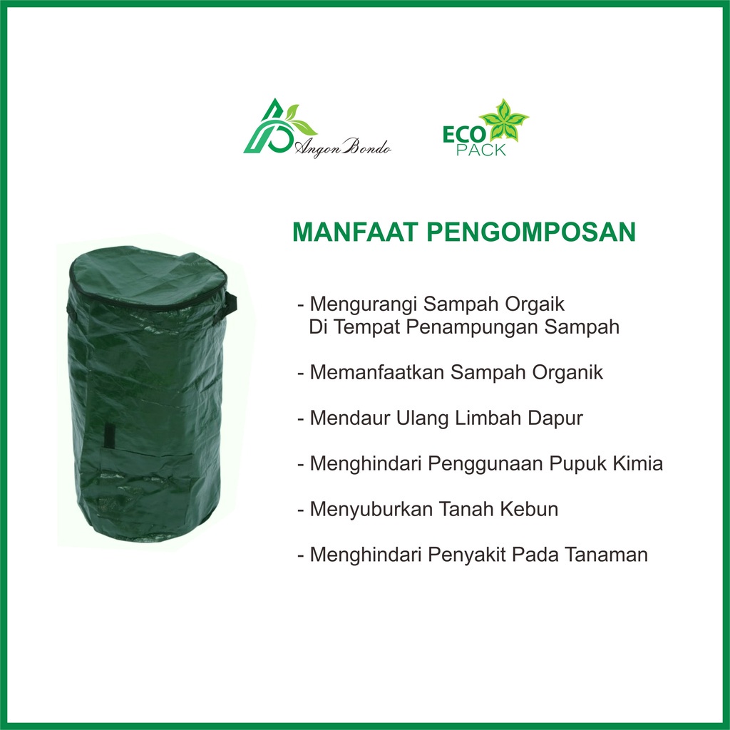 Jual Compost Bag Planter Bag Jumbo 50 L Kantong Kompos Kantong Sampah