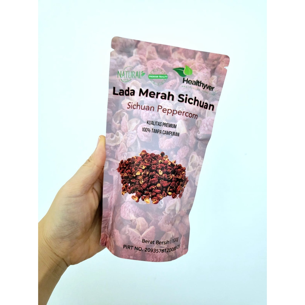 Jual Szechuan peppercorn 100gr / Sichuan pepper lada / Lada merah / Hua ...