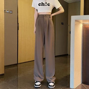 YURUMA Oversize S 4XL Celana Kulot Wanita Highwaist Ala Korea Basic Karet Celana Jas Premium