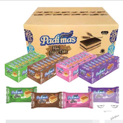 Jual Padimas Mini Layer cake Isi 24 pcs | Shopee Indonesia