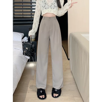 YURUMA Oversize S 4XL Celana Kulot Wanita Highwaist Ala Korea Basic Karet Celana Jas Premium
