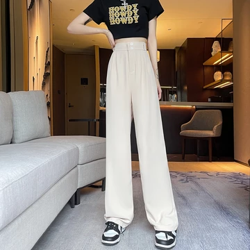 YURUMA Oversize S 4XL Celana Kulot Wanita Highwaist Ala Korea Basic Karet Celana Jas Premium