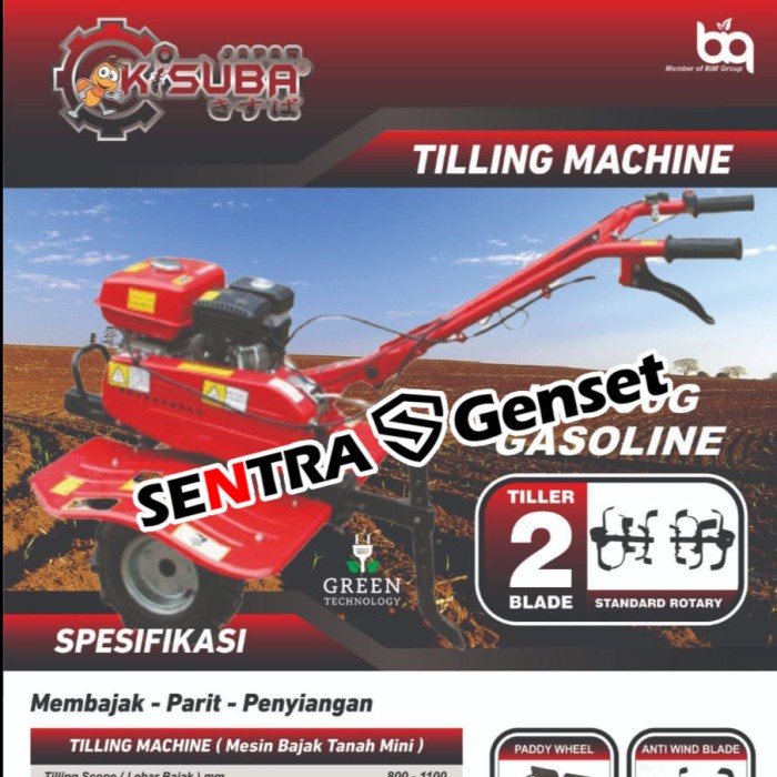 Jual Mesin Tiller Traktor Bajak Sawah Cultivator Kisuba | Shopee Indonesia