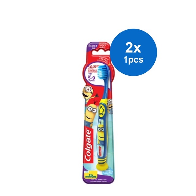 Jual Colgate Minions Sikat Gigi Anak 5-9 Tahun 2 pcs | Shopee Indonesia