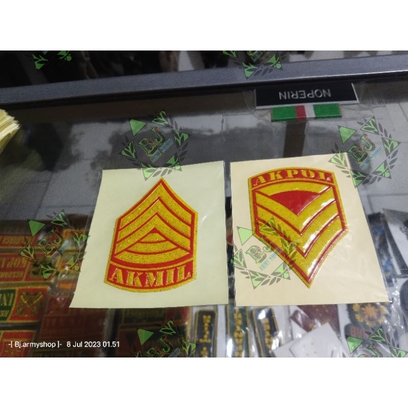 Jual Stiker Akmil Akpol Embos Timbul | Shopee Indonesia