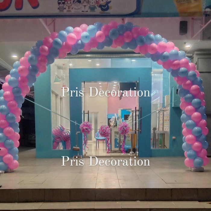 Jual dekorasi balon gapura | balon ulang tahun | balon gate grand