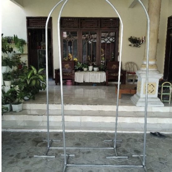 Jual Standing Welcome Sign Besi | Backdrop Flower Hanging - Putih, 180 ...