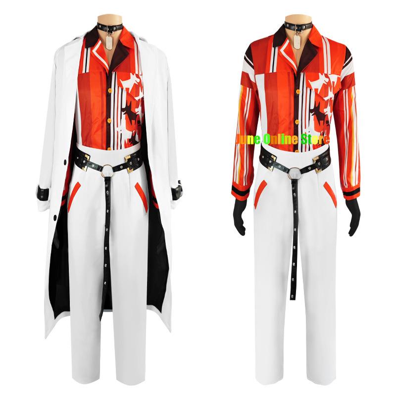 Game Undertale Xtale Cross Sans Cosplay Costume Adult Uniform Set With  Collar Halloween Party Outfit White Uniforms Set Unisex