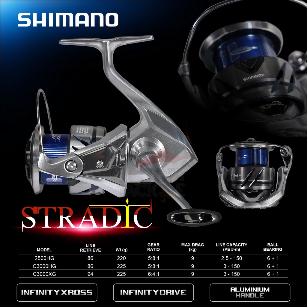 Jual Reel Pancing Shimano FL STRADIC 1000,1000 HG, 2500,2500 HG 3000,C3000  - 1000 - Jakarta Selatan - Hari 77