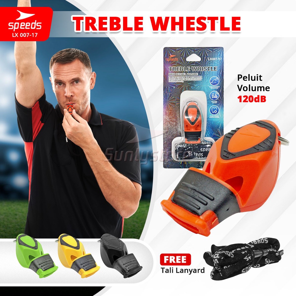 Jual SPEEDS Peluit Wasit Pluit Treble Whistle Olahraga Periwitan Sport ...