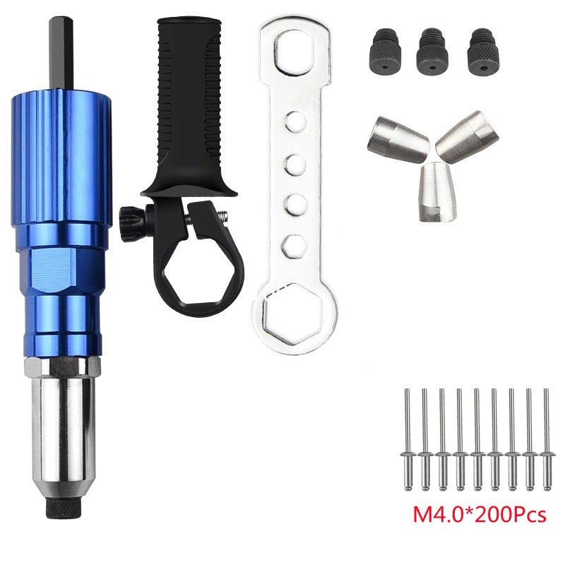 Jual Electric Rivet Nut Gun Riveting Tool Cordless Riveting Drill ...