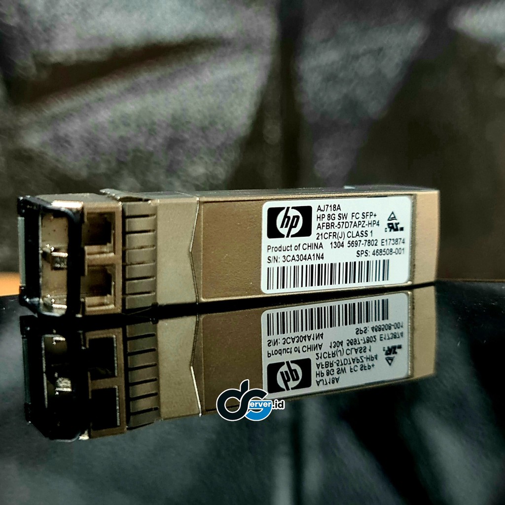 Jual SFP+ HP 8GB SW FC AJ718A Transceiver Module 468508-001