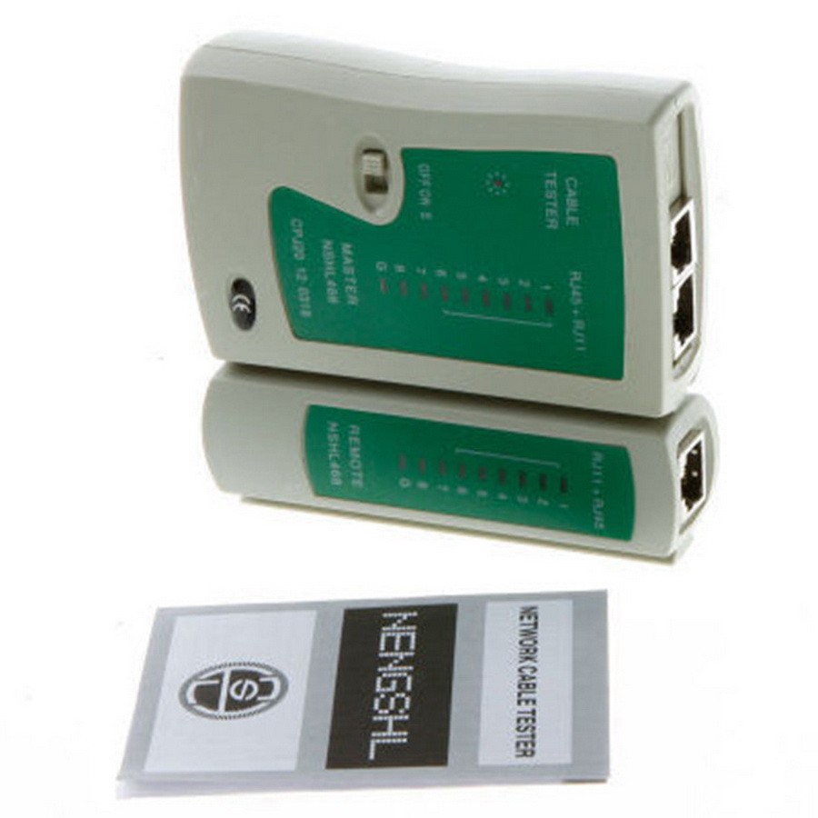 Jual 200pcs Professional Network Cable Tester RJ45 RJ11 UTP LAN Cable ...