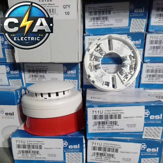 Jual Smoke detector Edward type ESL 711U photosensor electric smoke ...