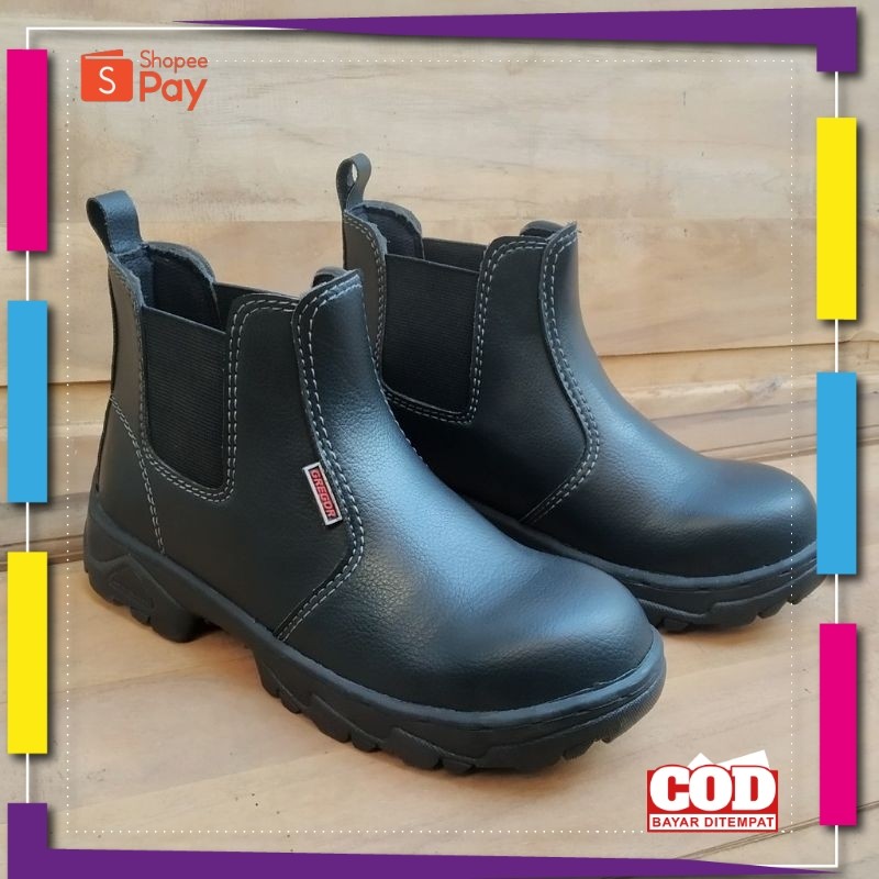 Jual [PREMIUM ORIGINAL] SEPATU SAFETY UJUNG BESI ORIGINAL KERJA PROYEK ...