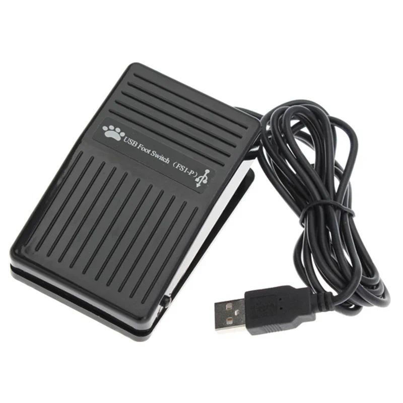 Jual USB Foot Switch Keyboard Pedal for HID PC Computer USB Action ...