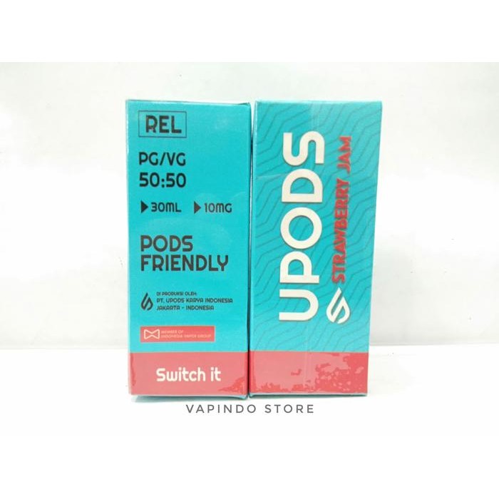 Jual SALT UPODS STRAWBERRY JAM PODS FRIENDLY 30ML NIC 10MG SALTNIC BY ...