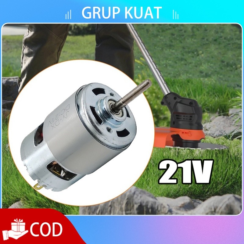 Jual Dinamo DC Motor RS-755 21V Untuk Alat Mesin Potong Rumput Listrik ...