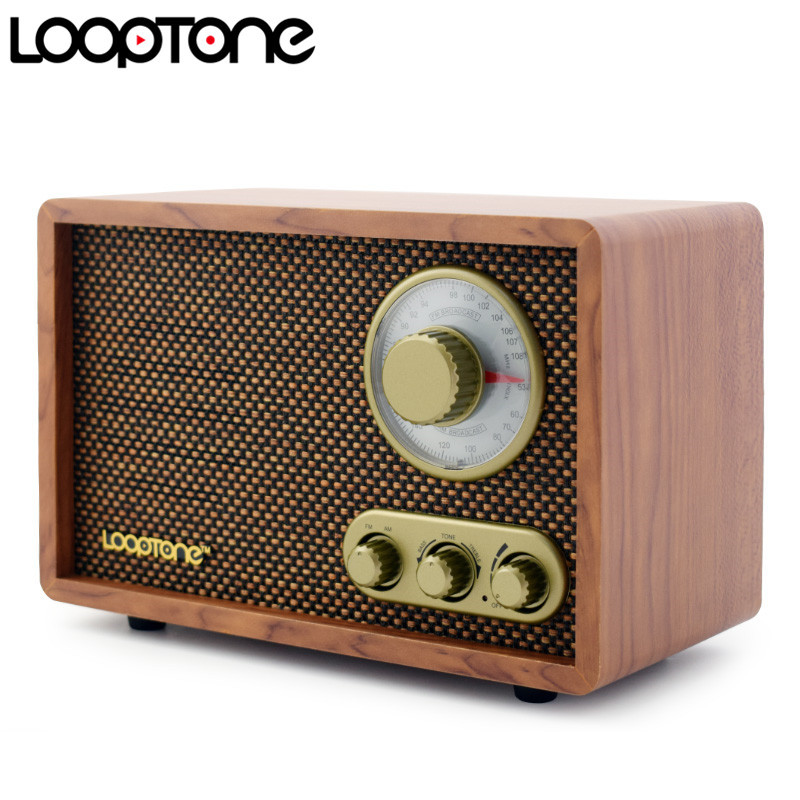 Jual LoopTone Tabletop AM/FM Radio Vintage Retro Classic Radio ...